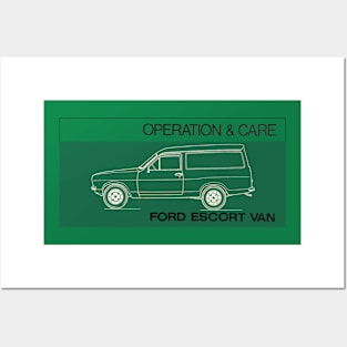 FORD ESCORT VAN - OPERATORS MANUAL Posters and Art